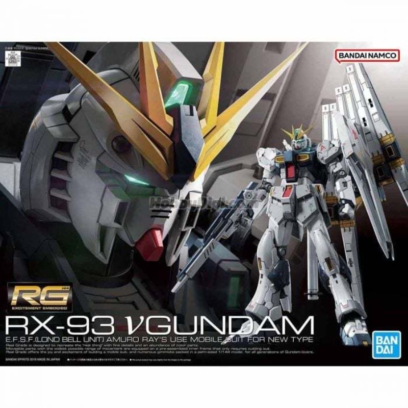 In Stock Bandai RG 1/144 RX-93 - đánh giá và giá Bandai Model Gundam Rg