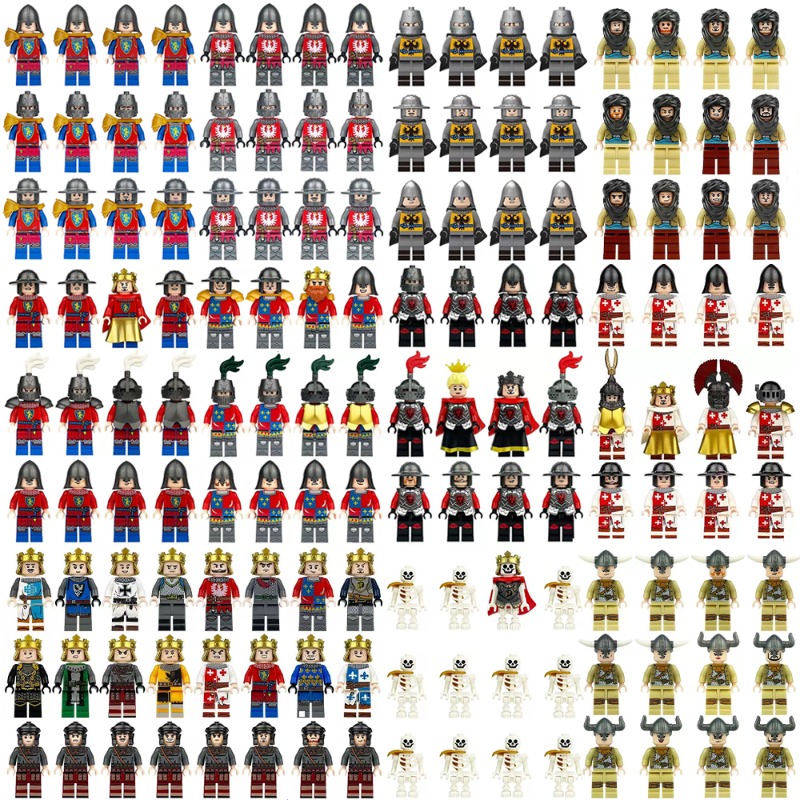 Ancient Roman medieval knights - đánh giá và giá Building Block Mini