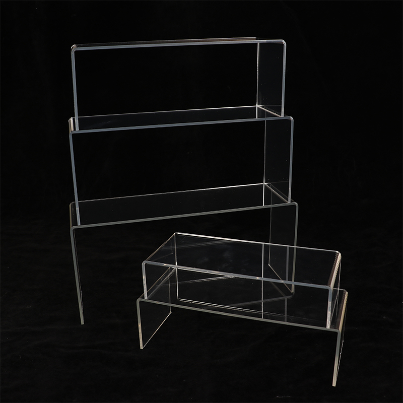 U-shaped Clear Acrylic Display - đánh giá và giá Display Risers Set
